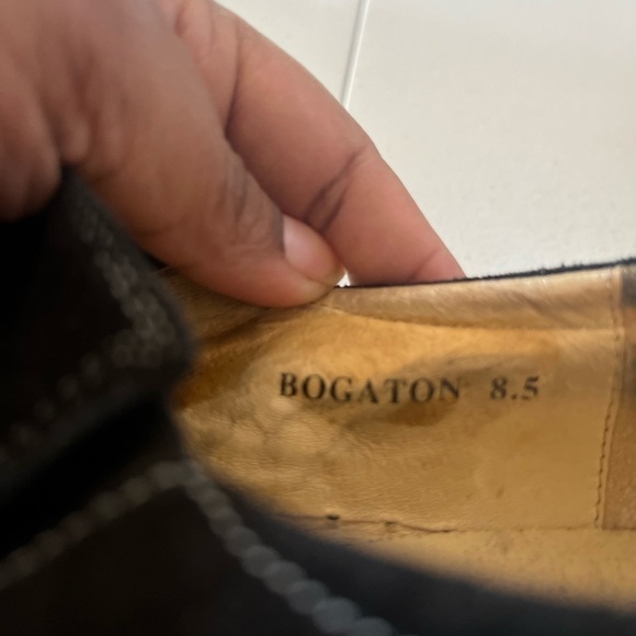 steve madden Flex moccasin Shoes Men’s 8.5 Black Leather Upper Casual Comfy - Picture 4 of 6